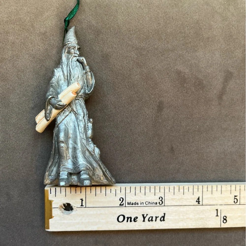 Harry Potter Professor Dumbledore Ornament. Pewter